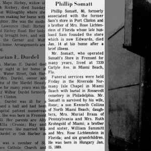 Obituary for Phillip Somatt